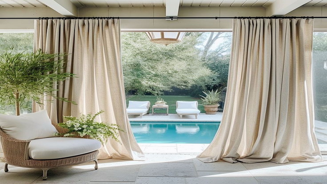 All-Weather Solutions: Pros of Linen Blend Outdoor Curtains